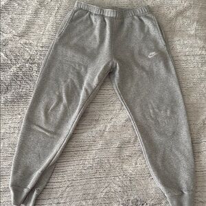 Nike Gray Sweatpants with Elastic Waistband